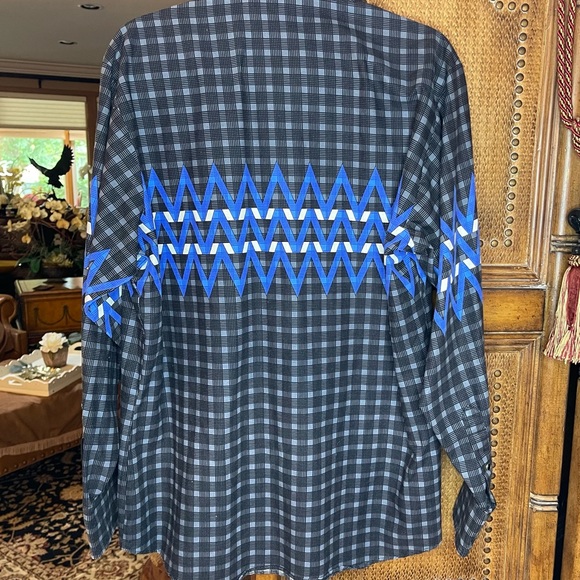 Vintage Brooks and Dunn Western Shirt .Size 16.5-36 - Picture 2 of 5